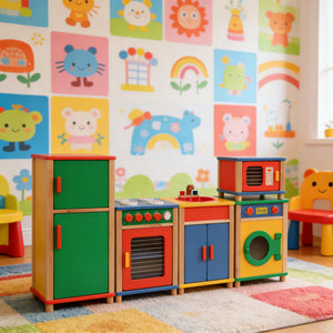 Combination children's game cabinet