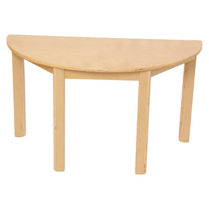 Half circle table