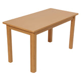 rectangular table