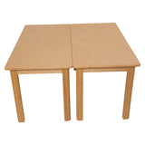 rectangular table